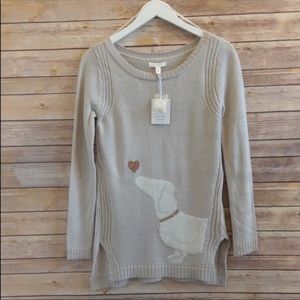 Lauren Conrad Dachshund Sweater NWT